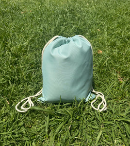 Saco multiusos com alças verde menta