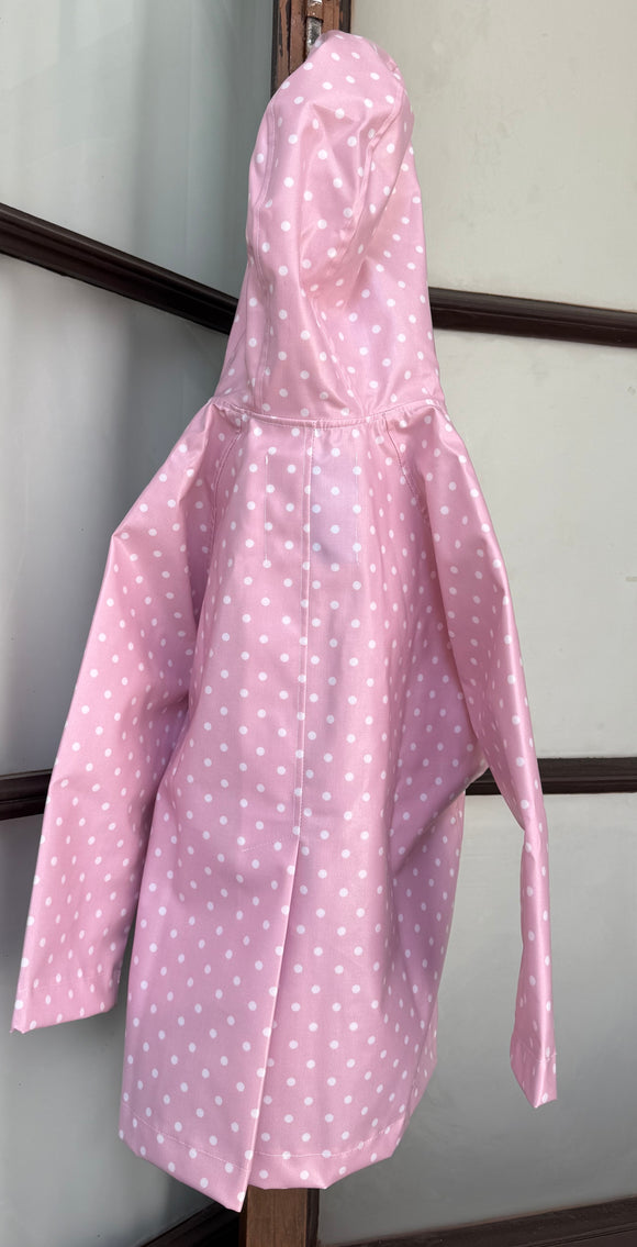 Casaco Chuva Rosa bebe bolas