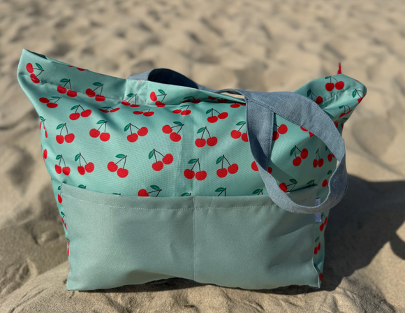 Saco praia XL Cerejas