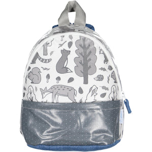 Mochila Animais do bosque cinza